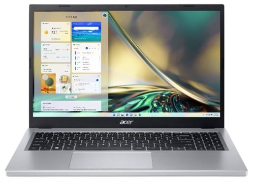 Pack PC Portable ACER Aspire 3 15 A315-510P 15.6" - Intel Core i3 - 8 Go RAM 256 Go SSD - Gris + Housse Pour Ordinateur Portable 15.6'' + Souris Sans Fil