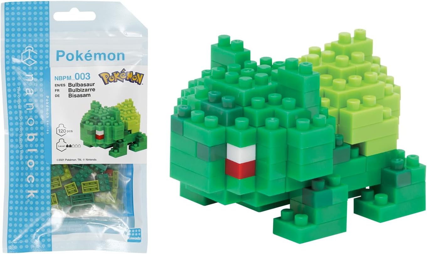 Figurine À Monter Nanoblock - Pokémon - Bulbizarre