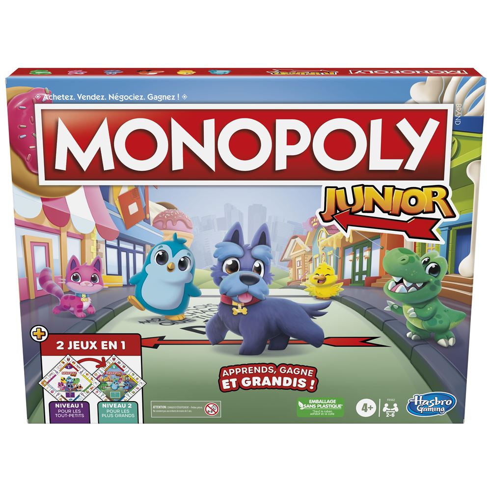 Jeu classique HASBRO Monopoly Junior