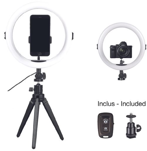 Ring Light RGB Mini Movin Photo - Noir