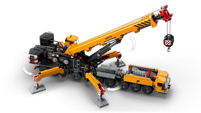 Cit Grue De Chantier Mobile - Jaune