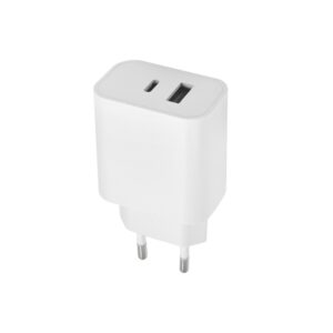 Chargeur MAXLIFE MXTC-06 PD QC USB-C Vers USB - 20W - Blanc