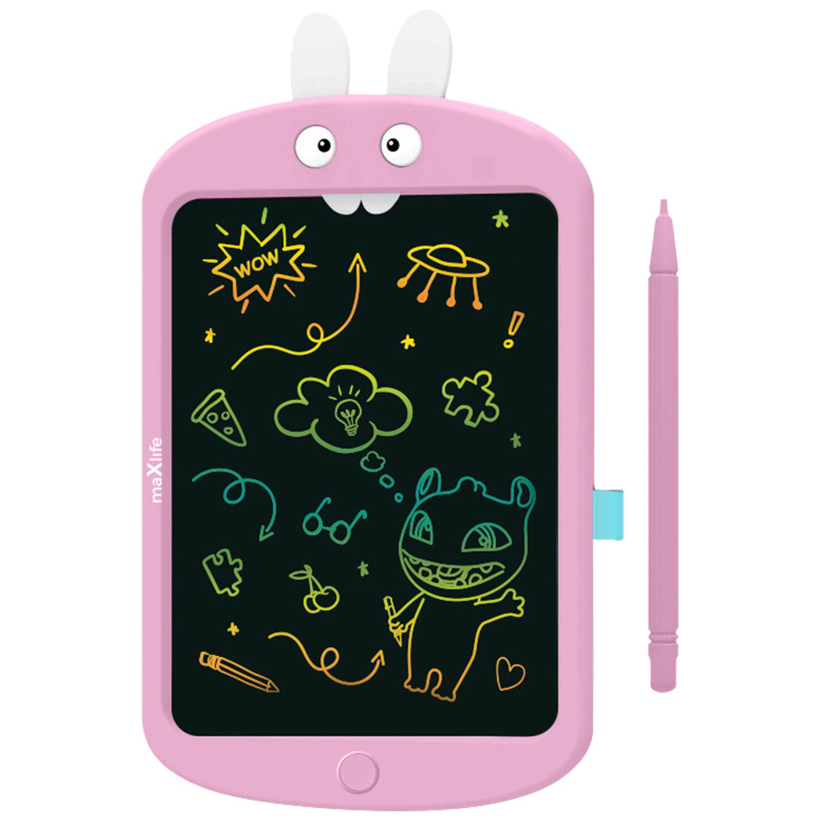 Ardoise Avec Stylo Pour Enfant Fonction De Verrouillage Maxlife - Rose