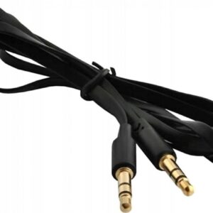 Câble Audio Jack 3,5MM x Jack 3,5MM 1M - Noir