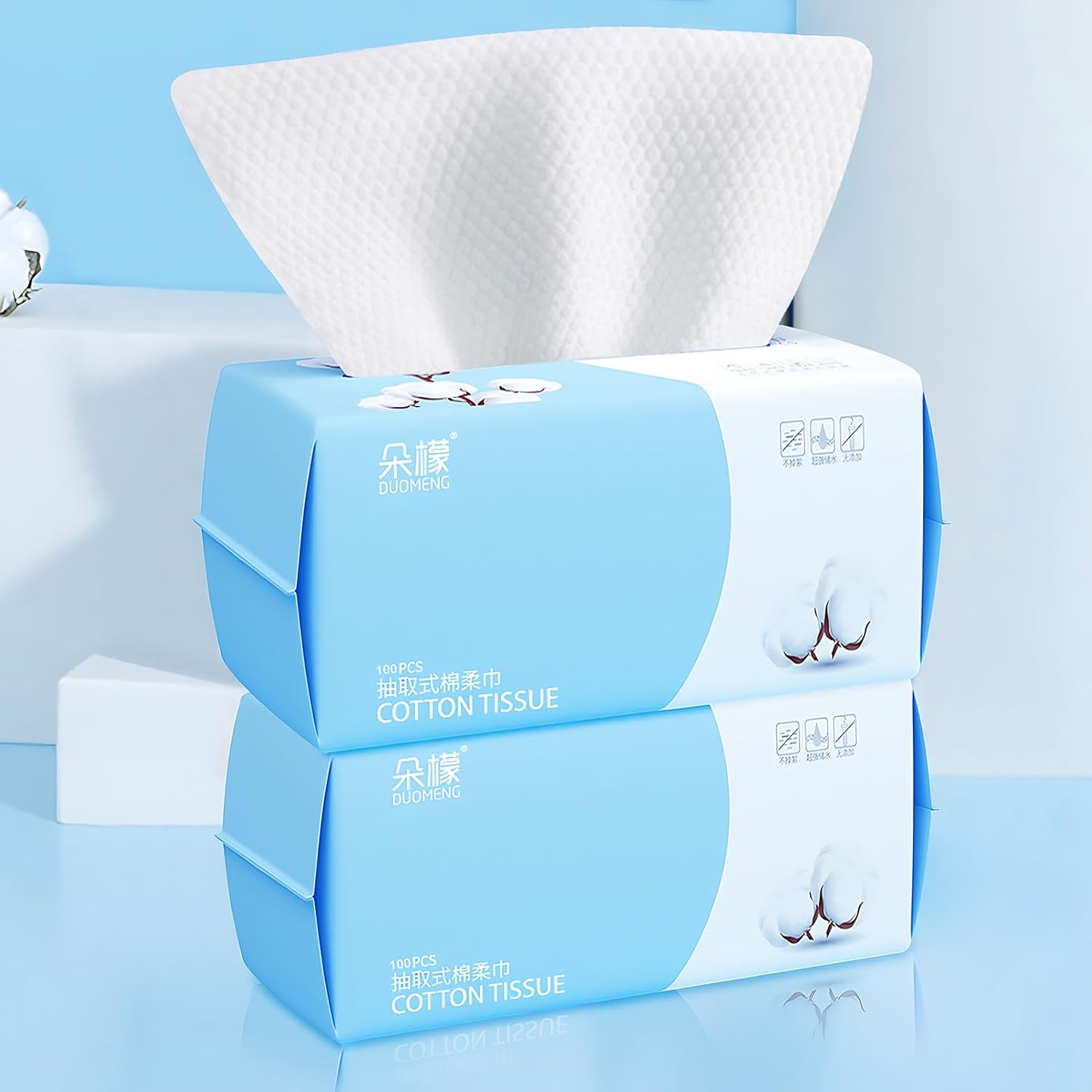 Lingettes Stérilisantes Jetables, 200 Unités (20 Paquets De 10 Lingettes) + Présentoir