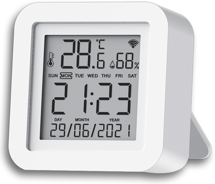 Station Météo Intelligente LTC Tuya / Wifi Avec Capteur De Température Et D'Humidité Et Hygromètre
