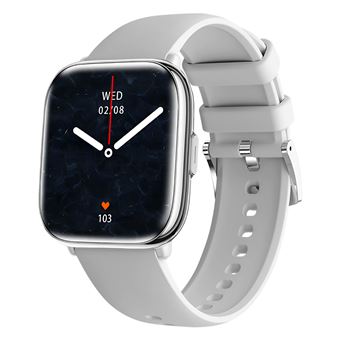 Montre Connectée MYPHONE Avec Suivi Santé Et Appels Bluetooth Autonomie 7J - Gris / Argent