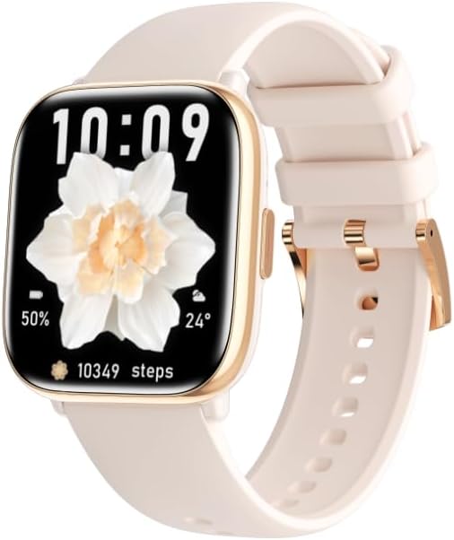 Montre Connectée MYPHONE Avec Suivi Santé Et Appels Bluetooth - Autonomie 7j - Rose Clair