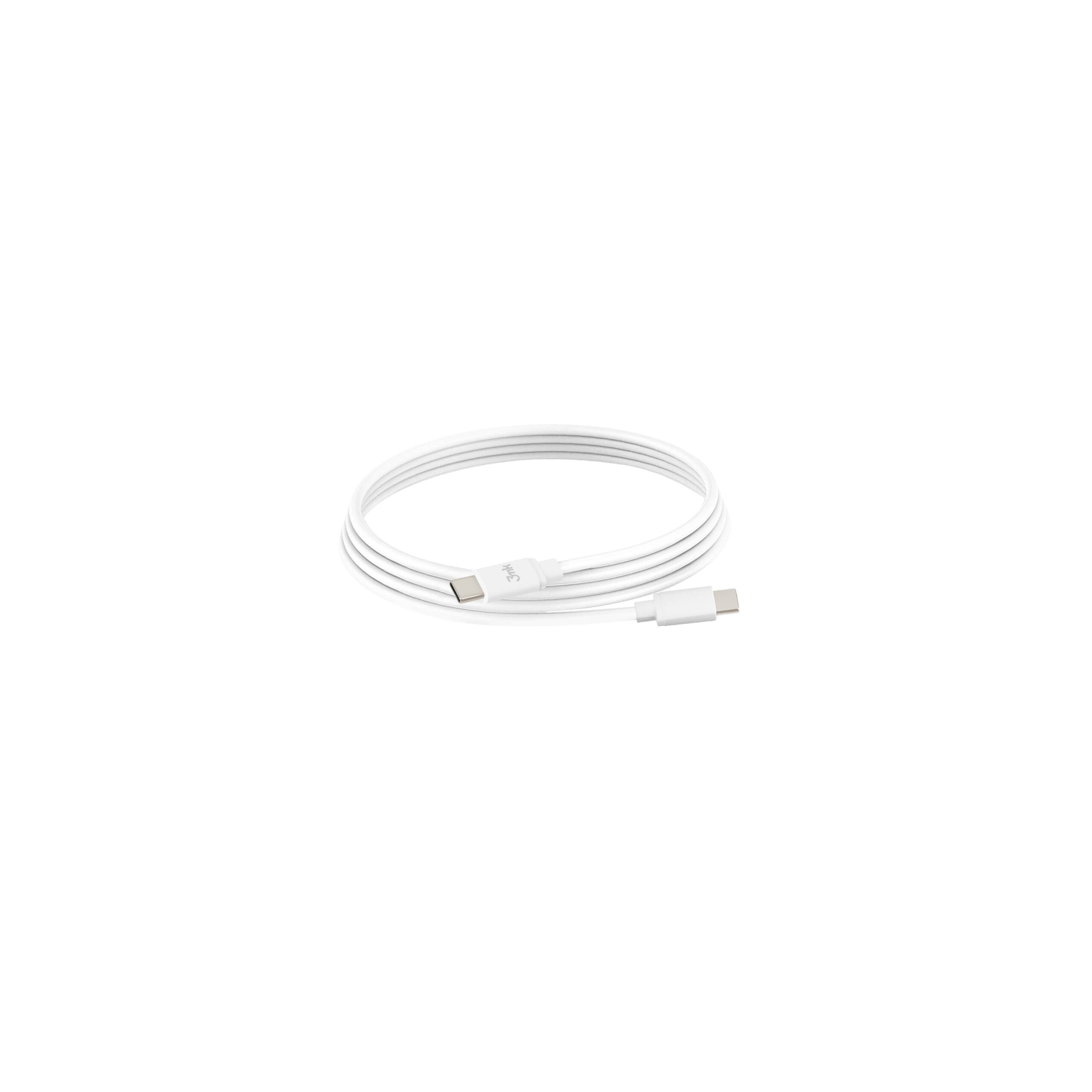 Hyper Câble 3MK USB-C Vers USB-C - 2M - 100W - Blanc