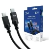 Cable 3MK USB-C Vers USB-C 100W, Charge Rapide, 1M - Noir