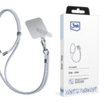Lanière De Téléphone 3MK EasyClip - Gris Argent