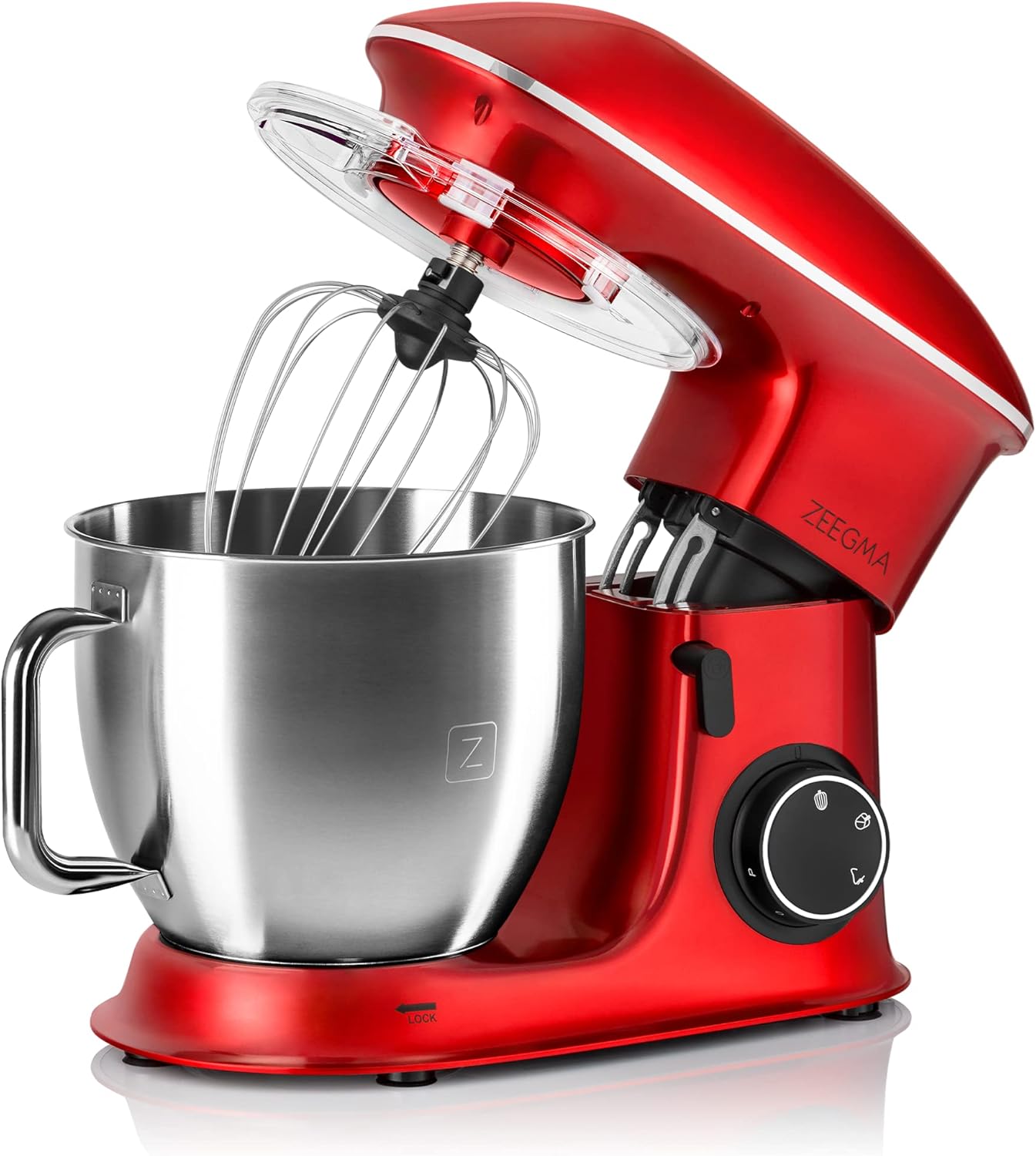 Robot De Cuisine Multifonctions ZEEGMA Planeet Pétrin 2200W - Rouge