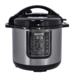 Cuiseur Multicuiseur Numérique GEEPAS GMS35030 12 Litres - Écran LED, 14 Programmes, Arrêt Automatique, Couvercle Intérieur Amovible
