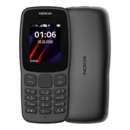 Téléphone Portable NOKIA 106 - 4MB RAM - TA-1114 1.8" - Noir