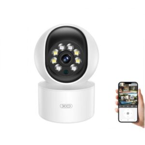 Caméra De Sécurité Domestique HD Wi-Fi XO Avec Détection De Mouvement - Blanche