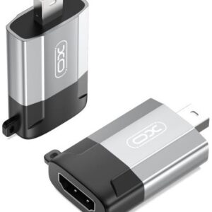 Adaptateur HDMI Vers DisplayPort XO GB015 4K - Gris