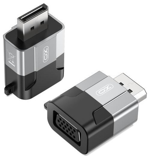 Adaptateur XO GB016 DisplayPort Vers VGA - Gris