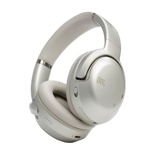 Casque Sans Fil JBL Pro légendaire À Réduction De Bruit Adaptative Et Technologie Smart Ambient Son Hi-Res - Gris