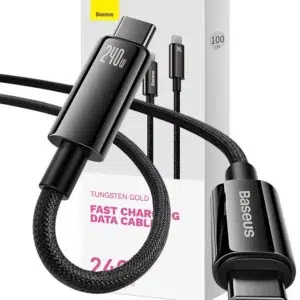 Câble De Charge Et Transfert BASEUS USB-C Vers USB-C, 240W, 1M -  Noir