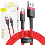 Câble De Charge BASEUS Cafule CATKLF‑B09, De Type USB‑A Vers USB‑C - Rouge