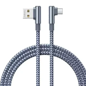 Câble De Données De Jeu REMAX Ranger II Series 2,4A En Aluminium Tressé Avec Coude À 90° RC-C002 A-M - Gris