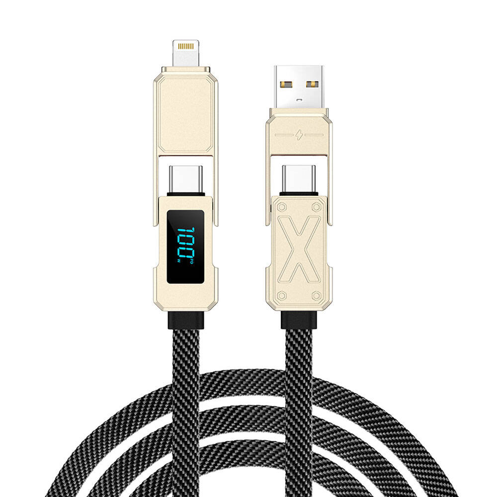 Câble De Charge WIWU X Series Wi-C039 A+C-C+L 100W, 150CM