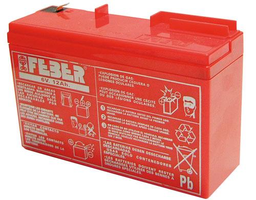 Batterie 6V - 10Ah Pour Véhicule Électrique Pour Enfant FEBER