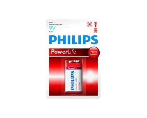 Pile Philips Power Alkaline 6LR61 9V
