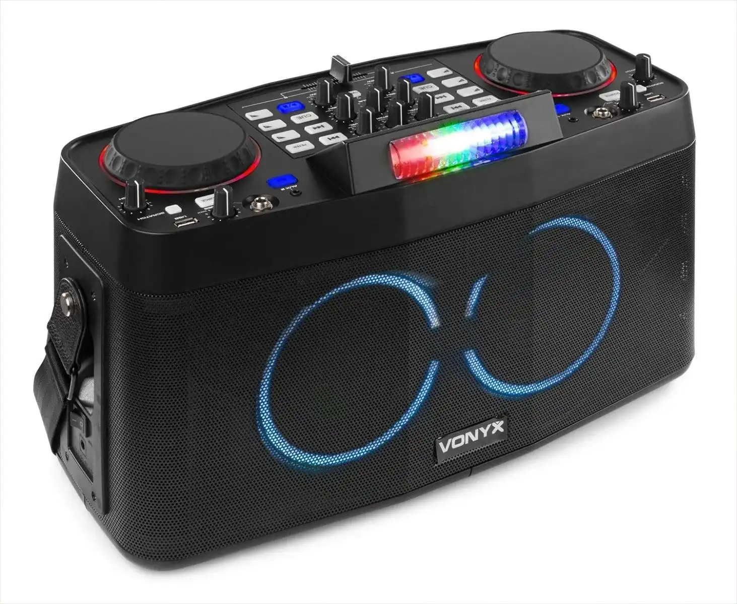Station DJ Portable VONYX CDP800 Avec Éclairage LED - Noir