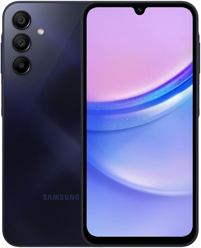 Smartphone SAMSUNG Galaxy A15 4G - 4GB/128GB - Bleu Noir
