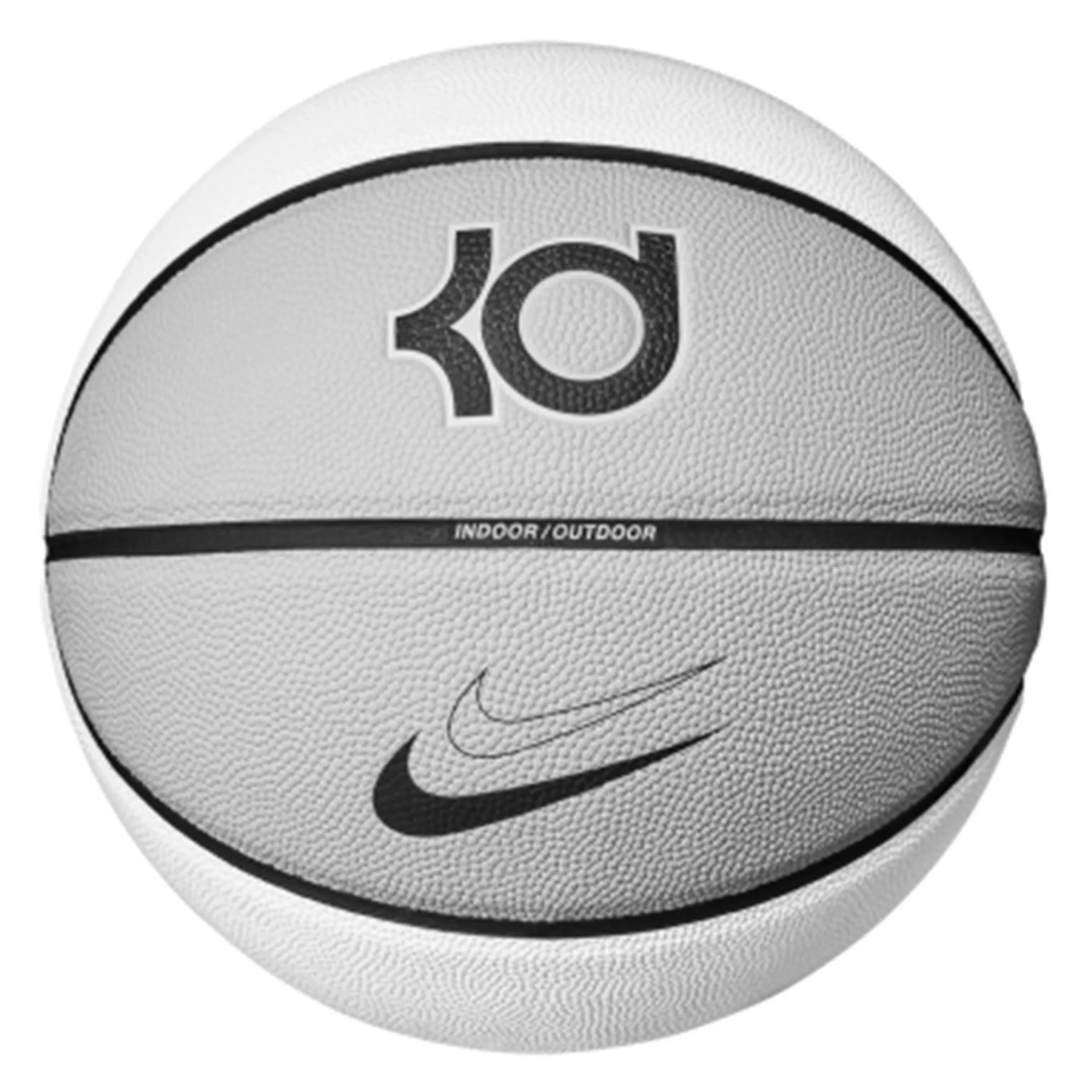Ballon De basketball NIKE All Court 8P K Durant Summit Dégonflé - Taille 7 - Blanc / Gris Brume / Noir