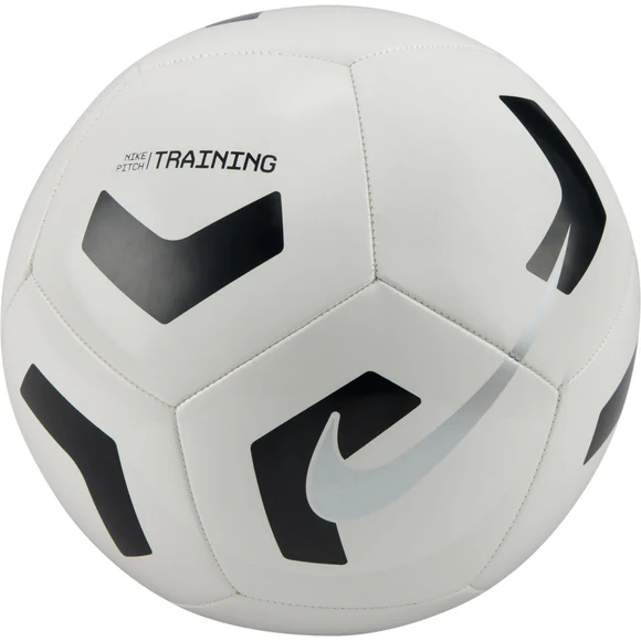 Ballon De Football Récréatif Nike FZ7555-100 Pitch Training - Unisexe - Taille 5 - Blanc / Noir / Argent