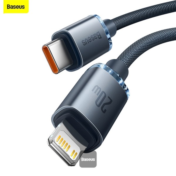 Câble 3MK USB-C Vers Lightning 30W - 1.2M - 3A - Blanc